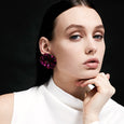 Fuchsia Pink Blossom Stud